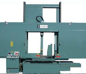 37" x 40" W.F. WELLS ... "SEMI-AUTOMATIC" HORIZONTAL BANDSAW