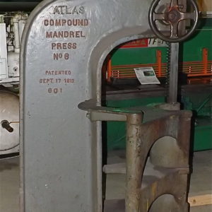 25 TON COMPOUND LEVERAGE (FLOOR TYPE) ATLAS ... ARBOR PRESS