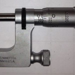 0" - 1" ... STARRETT ANVIL (PIN) MICROMETERS