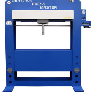 50 TON PRESS MASTER .. H-FRAME PRESS ... ELECTRIC OVER HYDRAULIC