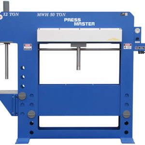 50 TON PRESS MASTER .. H-FRAME PRESS ... ELECTRIC OVER HYDRAULIC