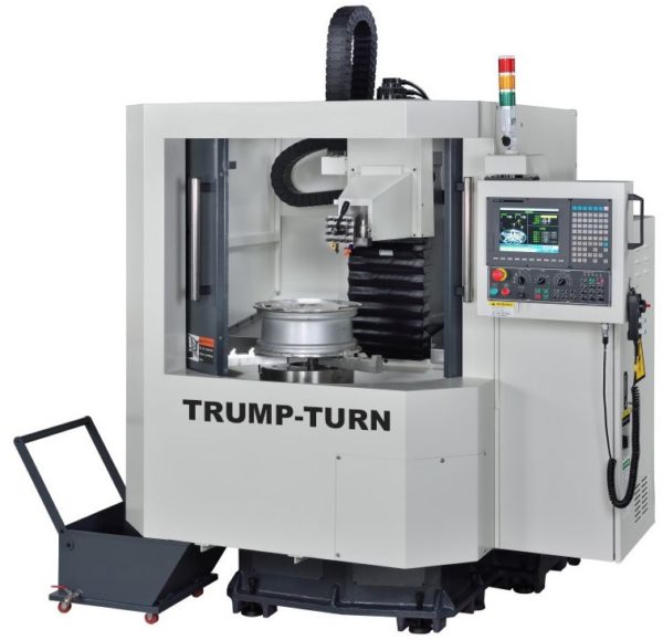 30" TRUMP-TURN ... CNC (WHEEL-RIM) VERTICAL TURRET LATHE