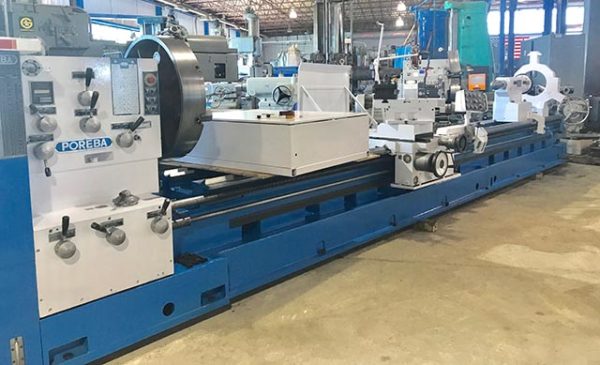 43" x 240" POREBA ... LATHE3-3/4" SPINDLE HOLE