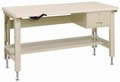 Ergo Bench:  (Adjustable)  Work-height: