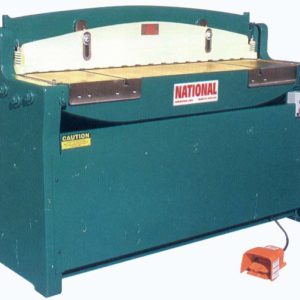 12 GA x 4' NATIONAL ... HYDRAULIC SHEET METAL SHEAR