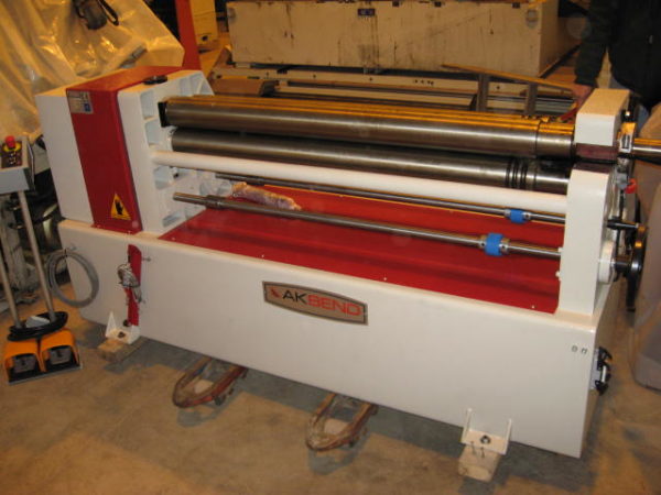 4' x 10 Ga. EURO ROLL ... HYDRAULIC PLATE ROLL