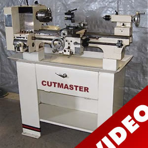 9" x 20" CUTMASTER ... LATHE  7/8" SPINDLE HOLE