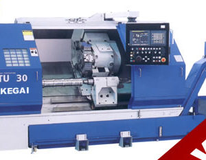 15" HYD. CHUCK IKEGAI ... (LIVE TOOLING) SLANT BED LATHE.