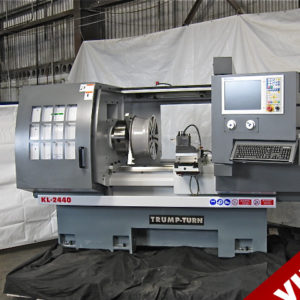 30" x 40" TRUMP - TURN ... (WHEEL-RIM) FLAT BED LATHE