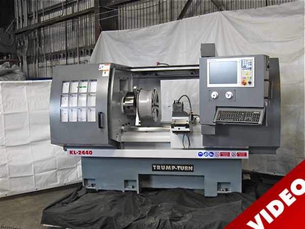 30" x 40" TRUMP - TURN ... (WHEEL-RIM) FLAT BED LATHE