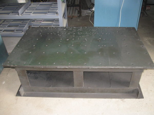 36"W x 60"L x 19"H DRILL TABLE